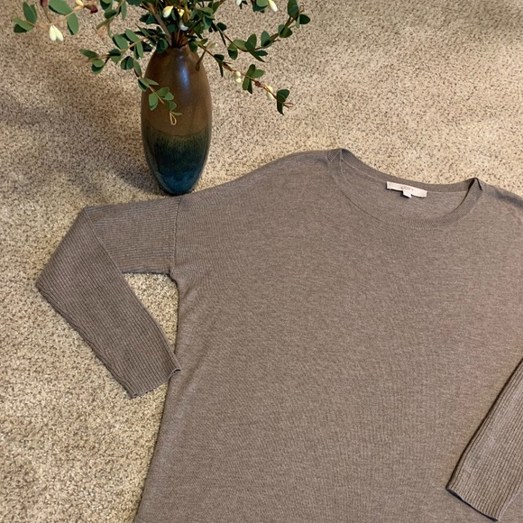LOFT Sweaters - Loft Heather Brown Oversized Sweater